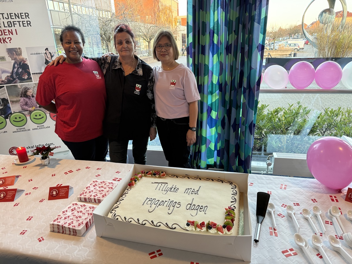 Kollegaer samlet i Hvidovre Rengøring